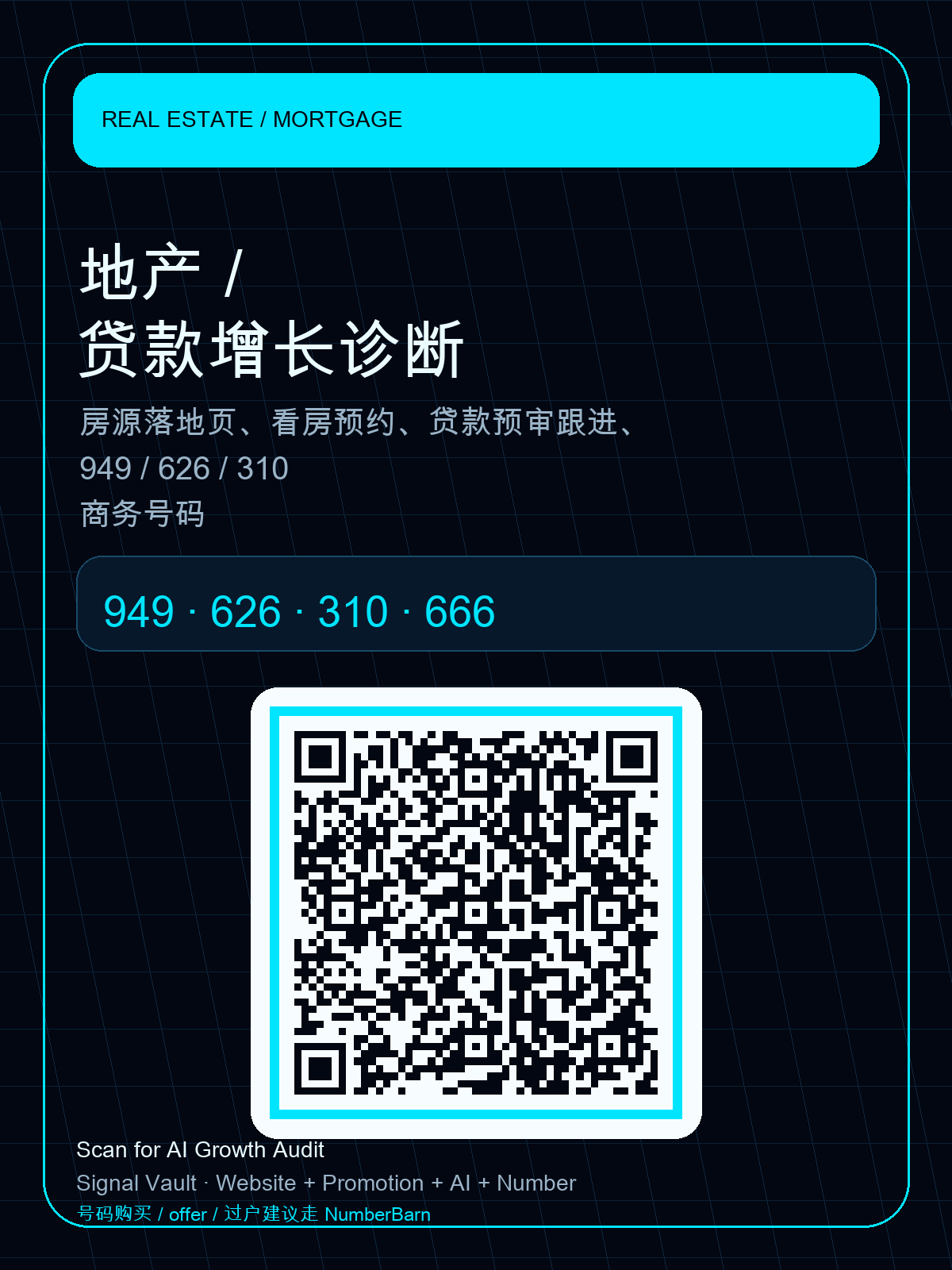 地产贷款增长诊断推广卡